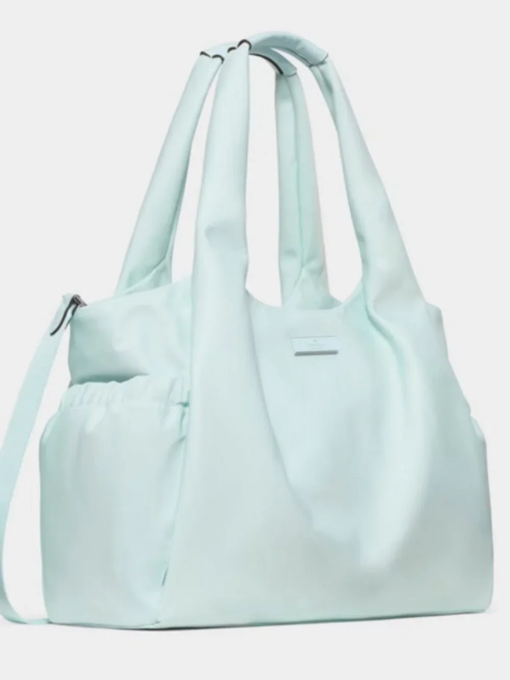 Kate Spade Carter Large Baby Diaper Bag Tote with Changing Pad Chelsea Crisp Sky